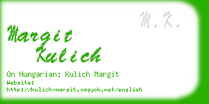 margit kulich business card